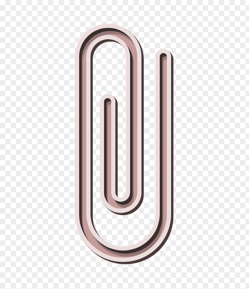 Rectangle Metal Attachement Icon Document File PNG