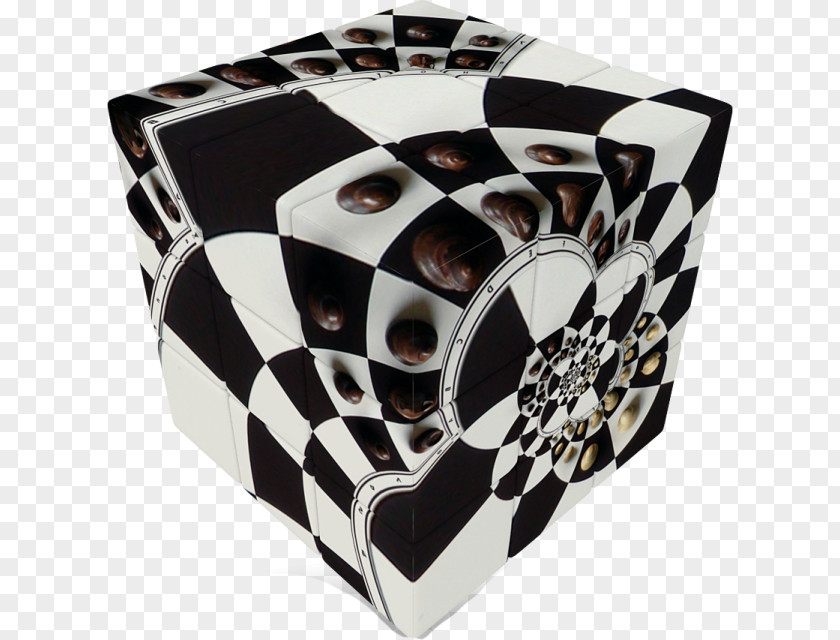 Rubik's Cube Card Jigsaw Puzzles V-Cube 7 Chessboard PNG