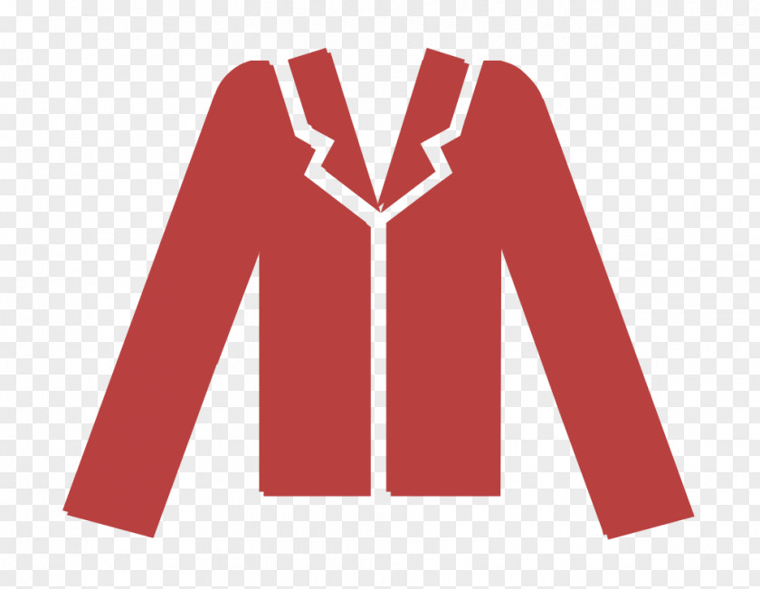 Suit Collar Clothing Icon Elegant Fashion PNG