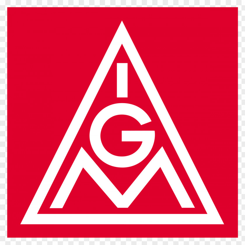 Trademark Logo IG Metall Works Council Laborer Strajk Ostrzegawczy Ver.di PNG