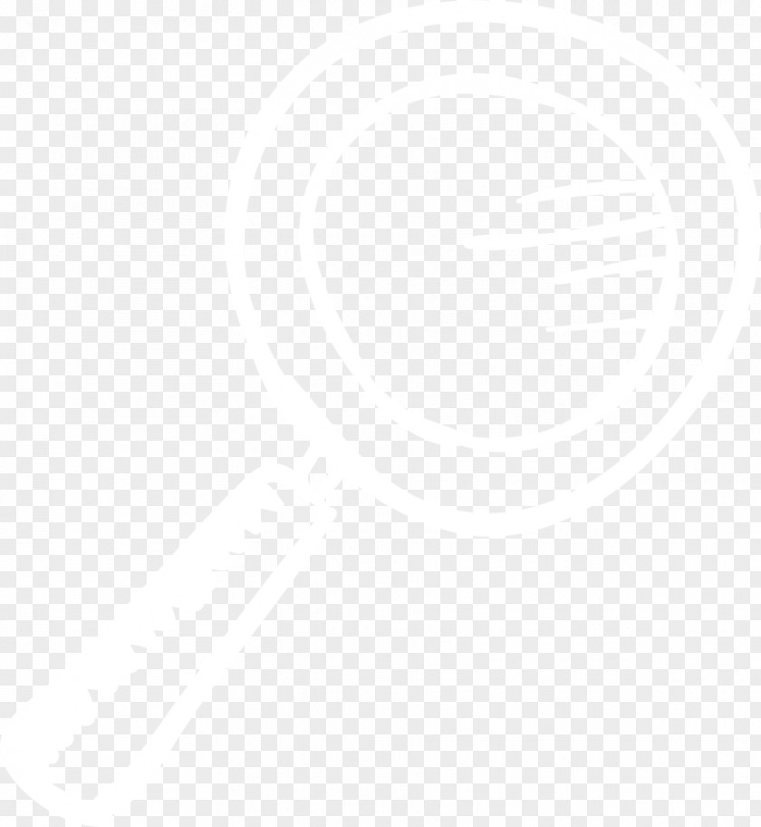 White Line Magnifying Glass Black Pattern PNG