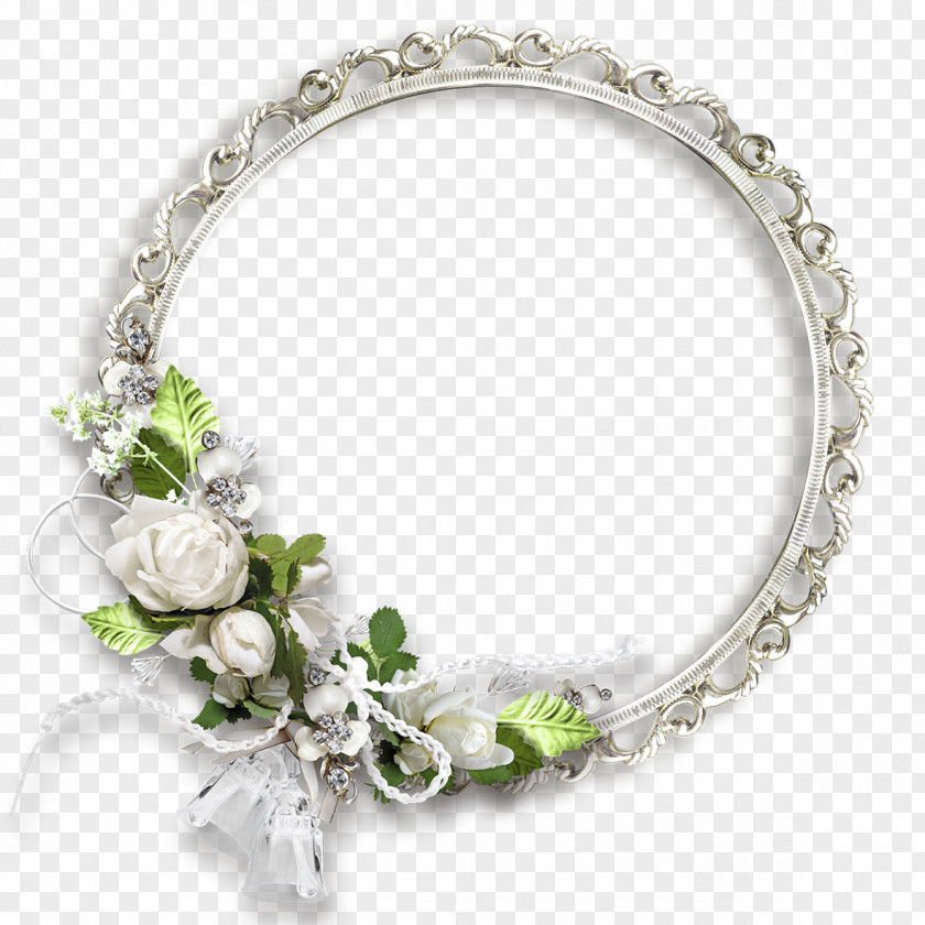 Floral Round Frame Transparent Picture Flower Clip Art PNG