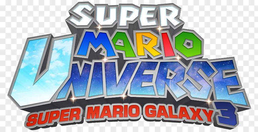 Mock Up Logo Mario Bros. Super Galaxy 2 World Nintendo Switch PNG