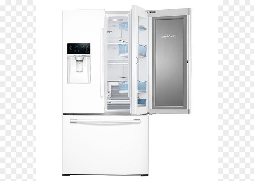 Showcase Refrigerator Samsung Food ShowCase RH77H90507H RF28HDED Frigidaire Gallery FGHB2866P Cubic Foot PNG