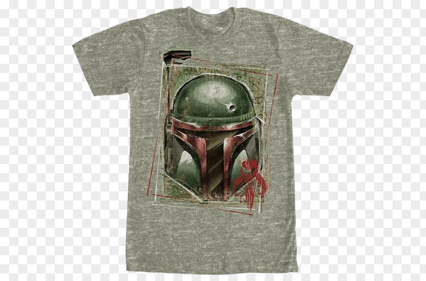 T-shirt Boba Fett Star Wars Sleeve PNG