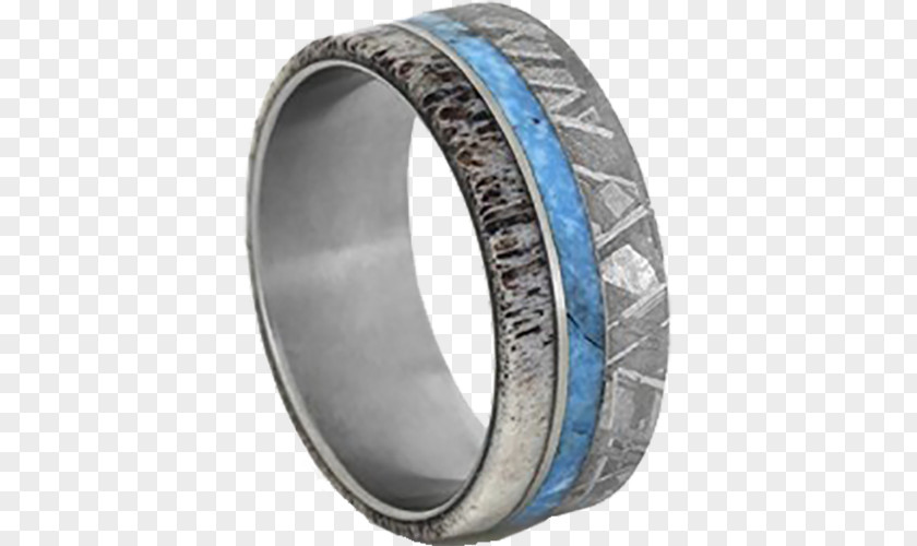 Tungsten Carbide Wedding Ring Gibeon Meteorite PNG