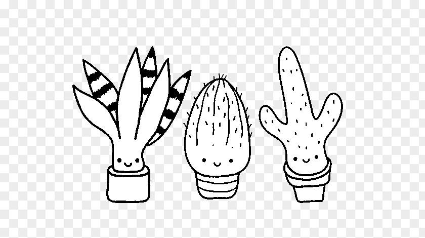 Cactus Coloring Book Saguaro Drawing Prickly Pear PNG