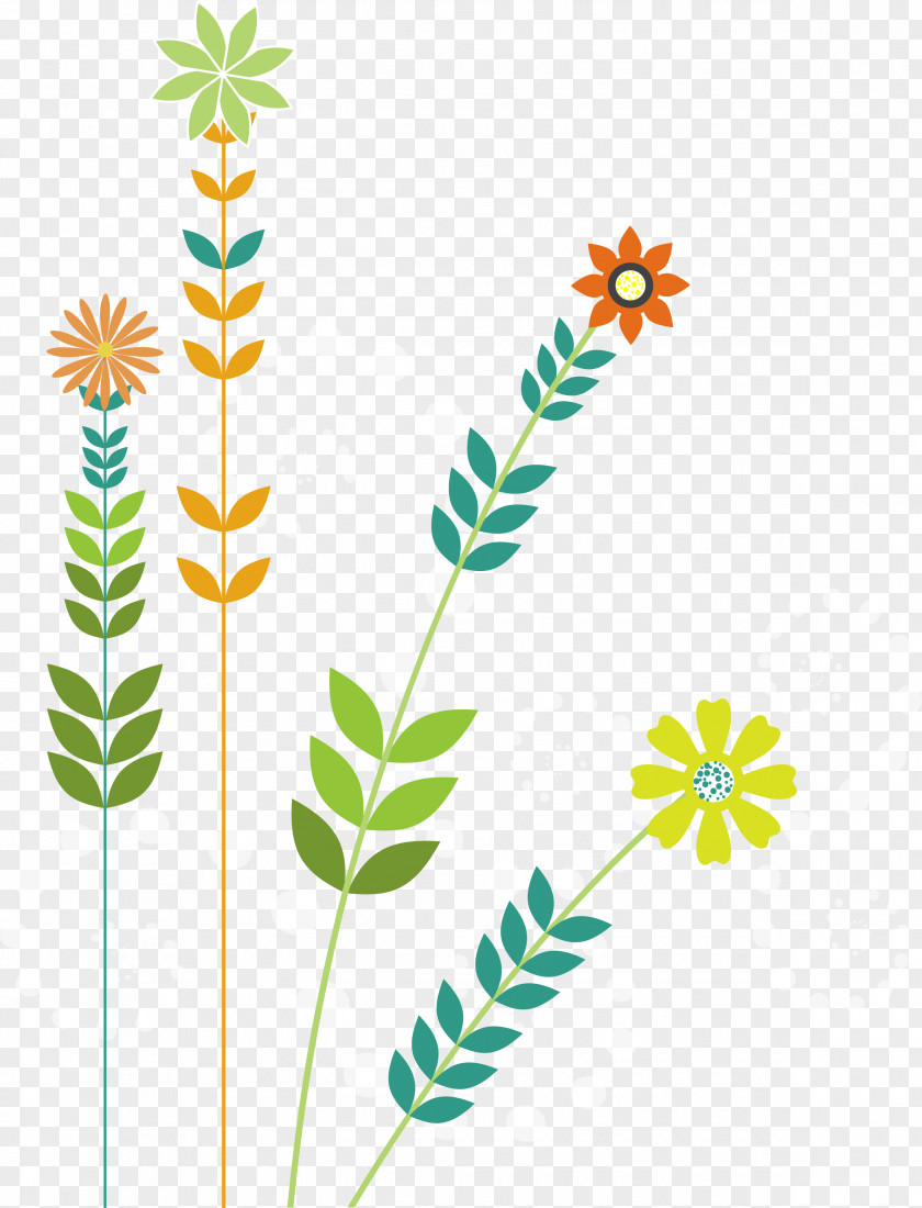 Flowers Creative Design Background Vector PNG