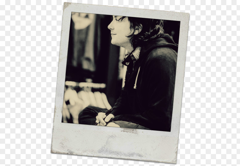 Frank Iero Portrait Picture Frames White PNG