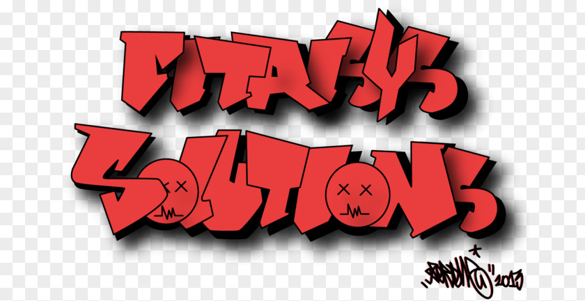 Graffiti Letters Logo Fiverr Brand Font PNG