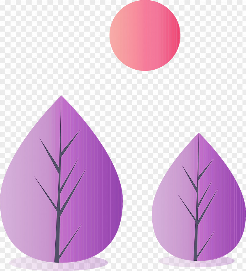 Leaf Purple Violet Lilac Magenta PNG