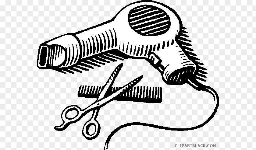 Scissors Comb Hair Dryers Hairdresser Hair-cutting Shears PNG