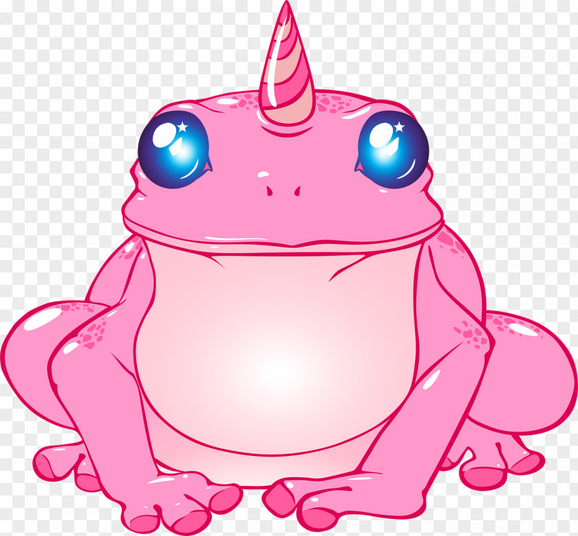Unicorn Horn Edible Frog Horse Toad PNG