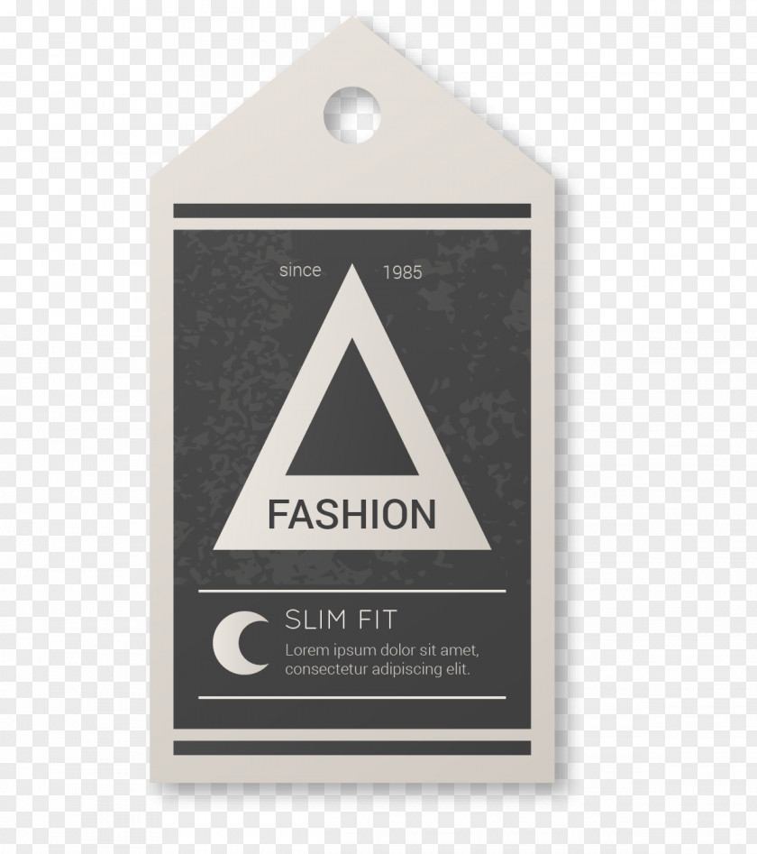 Vintage Paper Tag Vector Material PNG