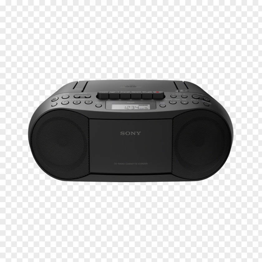 Audio Cassette Portable CD Player Compact Disc Boombox PNG