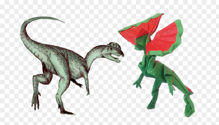 Dinosaur Velociraptor Origami Eobrontosaurus Dimetrodon PNG