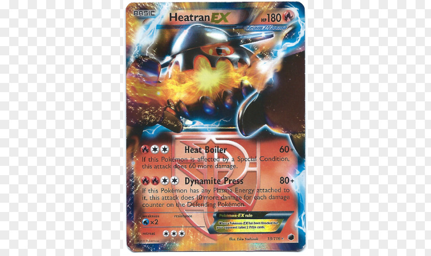 Exército Pokémon Trading Card Game Pokemon Black & White Collectible Heatran PNG