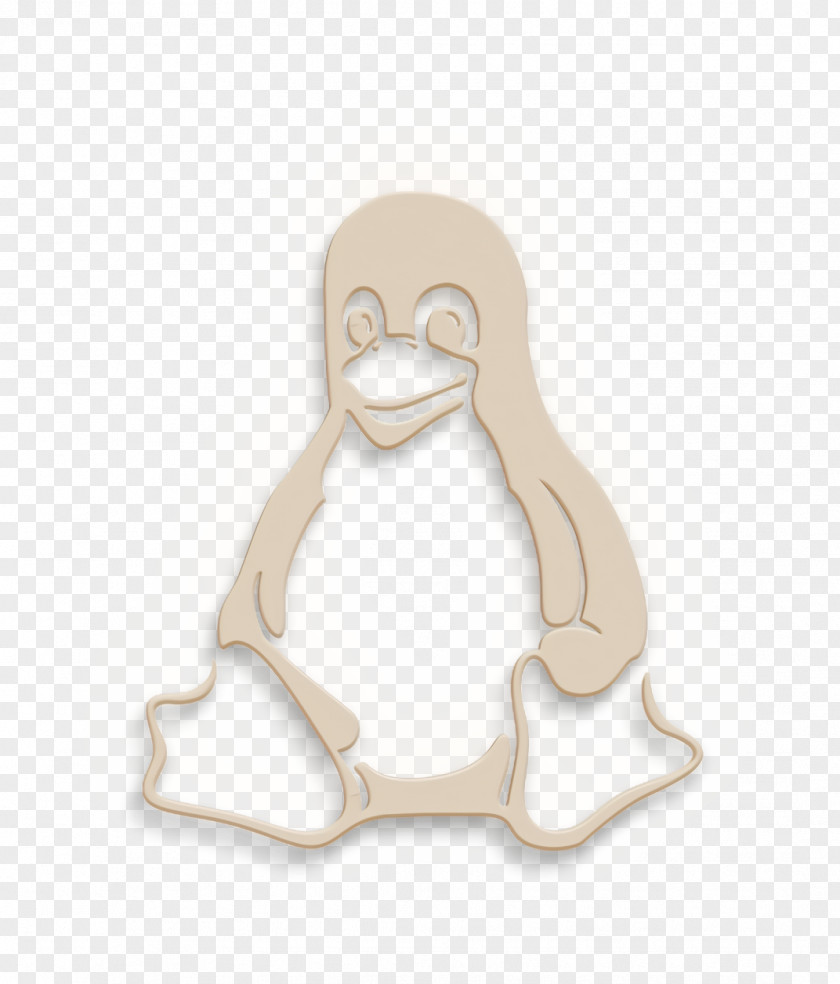 Finger Tux Icon Linux PNG