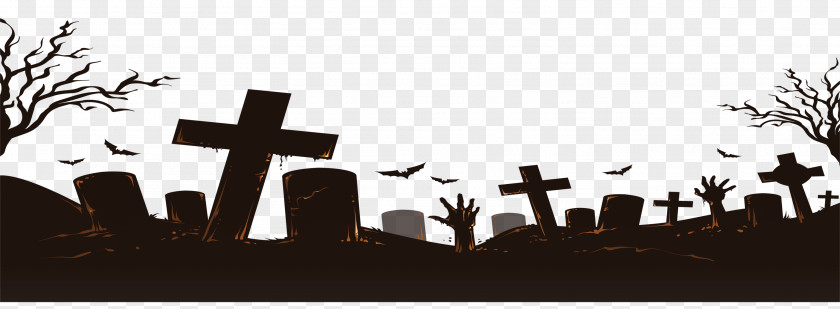 Graveyard Bat Halloween Icon PNG