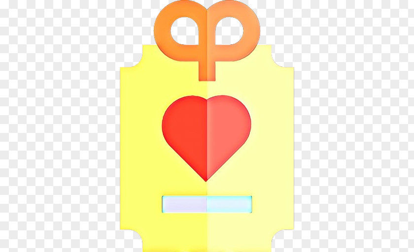 Love Symbol Yellow Heart Material Property Clip Art PNG