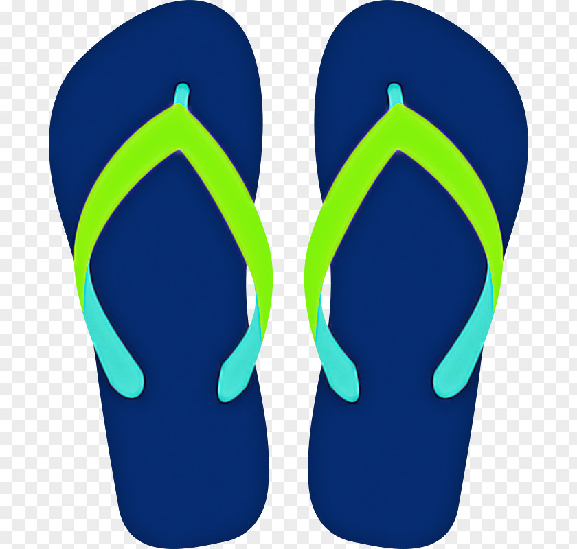 Shoe Turquoise Flip-flops Footwear Cobalt Blue Green PNG