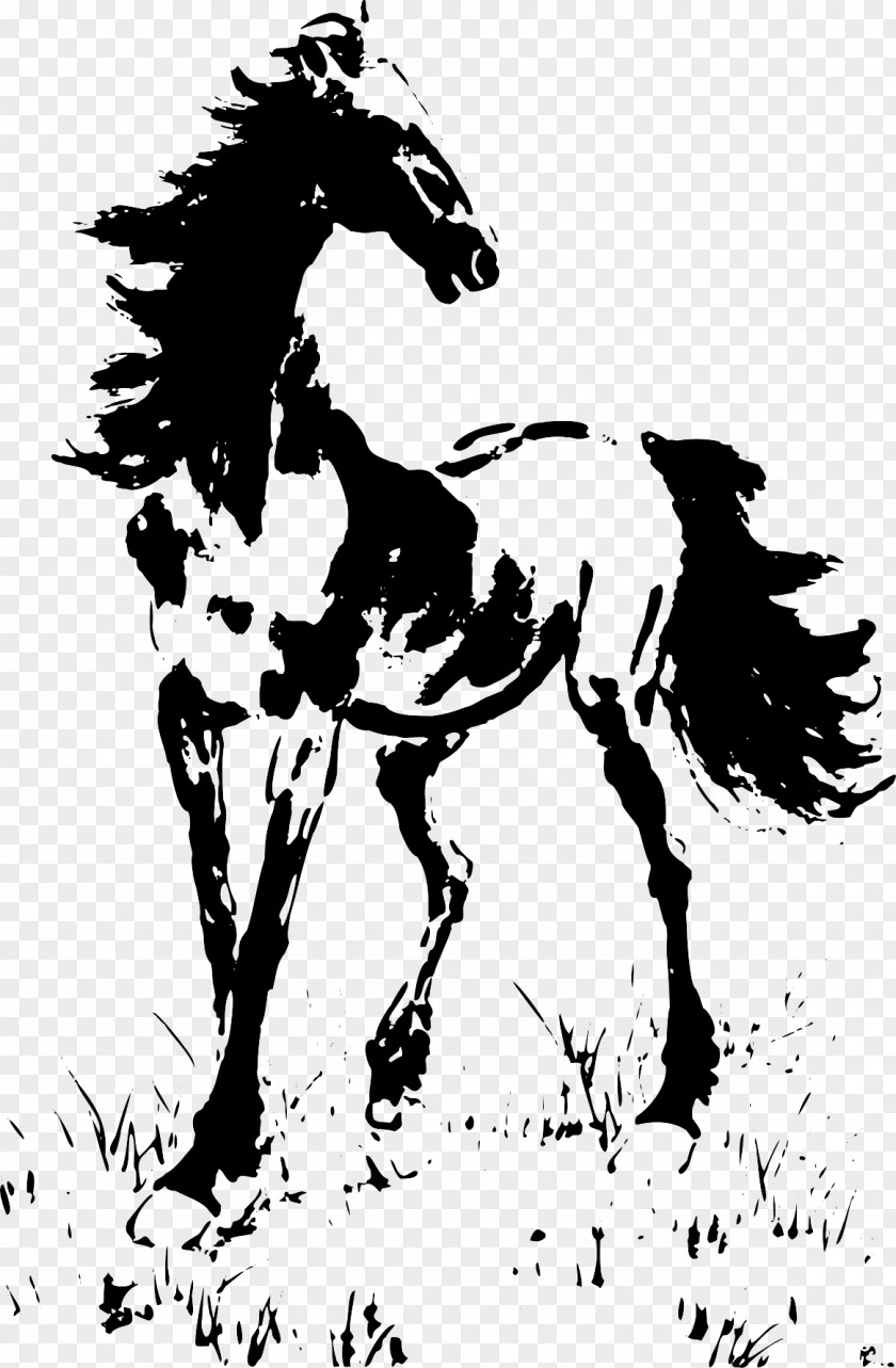 Steed Horse Chinese Painting Vector Graphics Image PNG