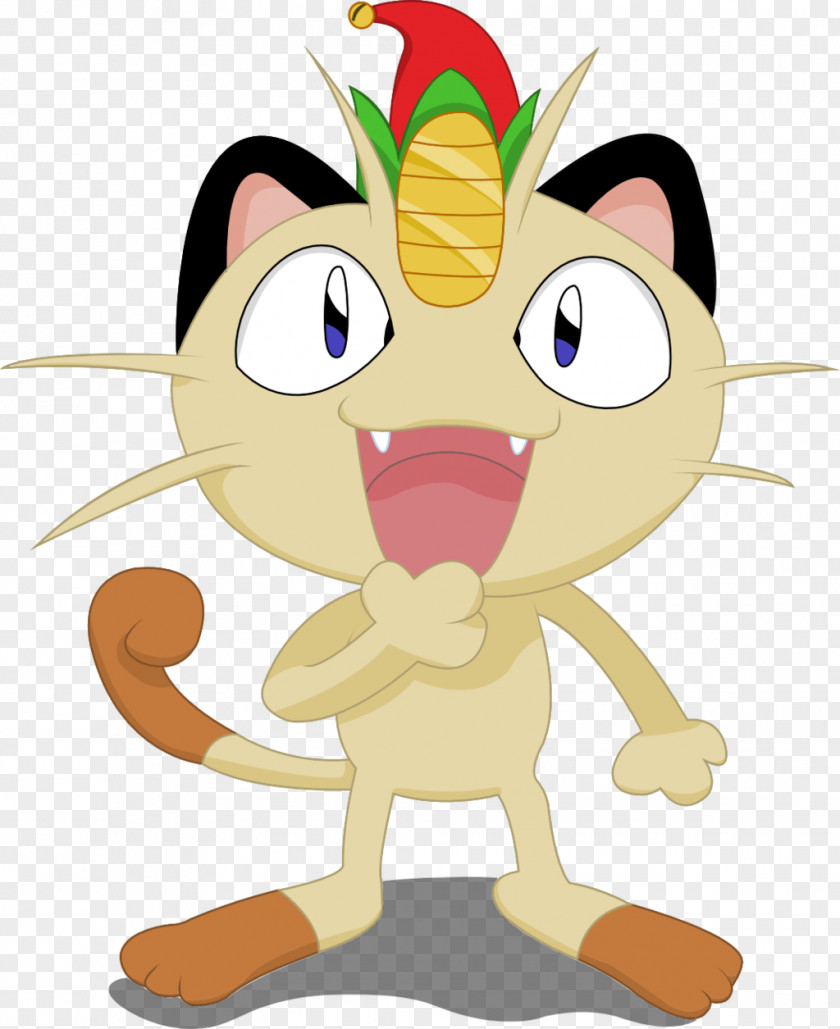Cat Meowth Christmas Day Pikachu Illustration PNG