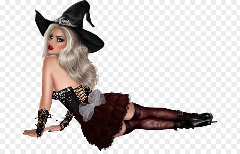 Halloween Live Witch Drawing Clip Art PNG