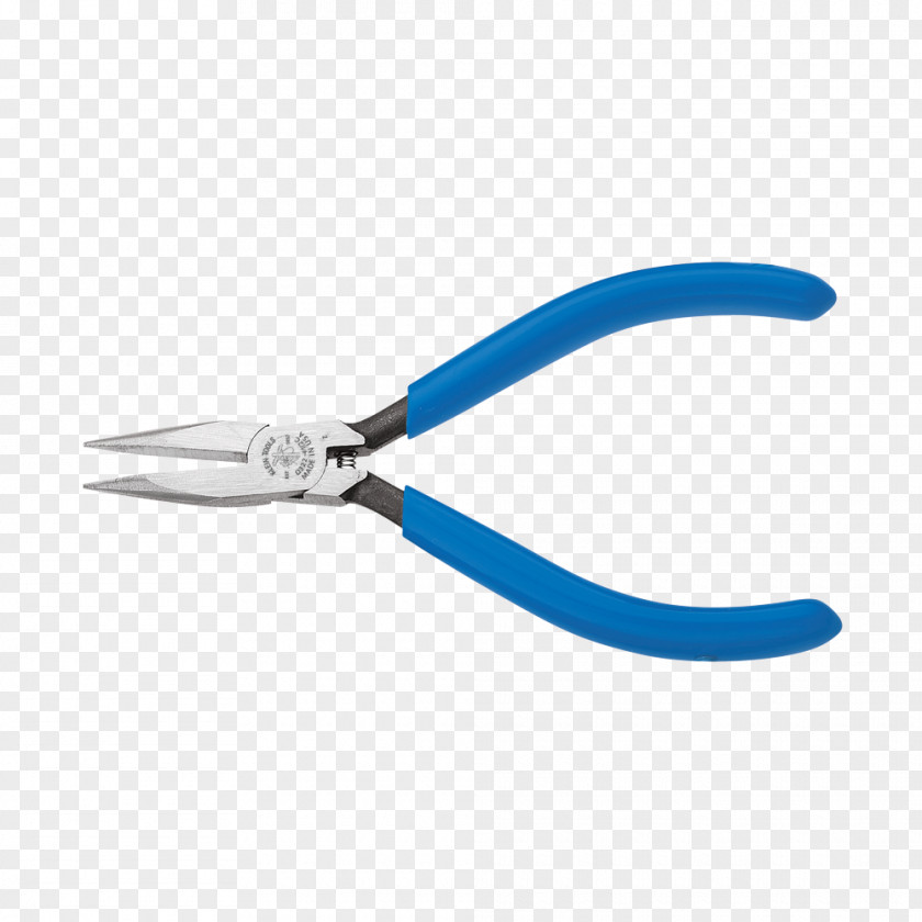 Long Nose Diagonal Pliers Needle-nose Klein Tools PNG