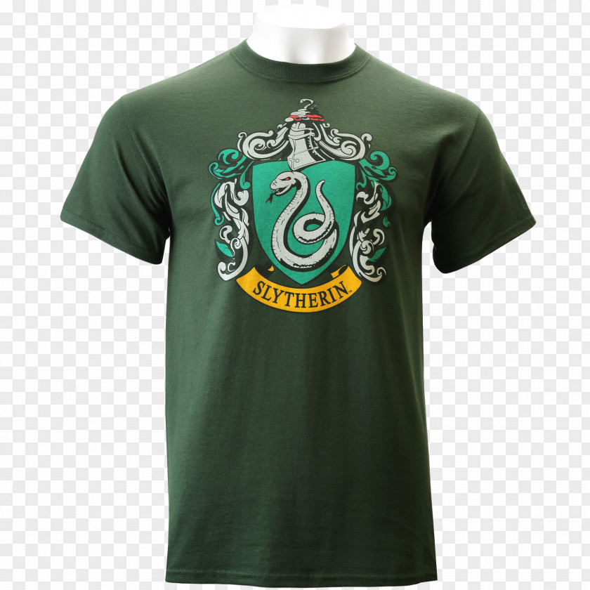 T-shirt Hoodie Slytherin House Sweater Top PNG