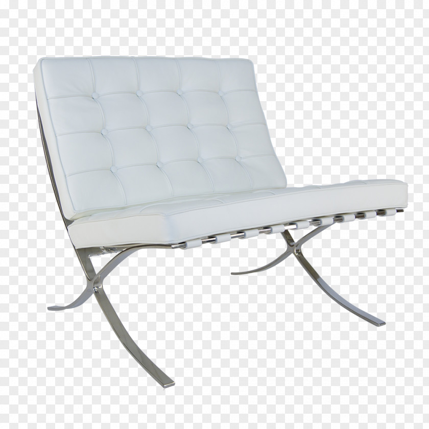 Modern Chair Barcelona Chaise Longue Wing Furniture PNG