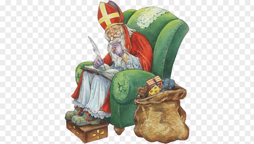 Saint Nicholas Writing PNG Writing, Santa Claus clipart PNG