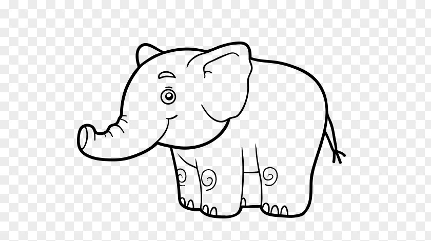 Elephant Color Coloring Book Drawing Elephantidae PNG