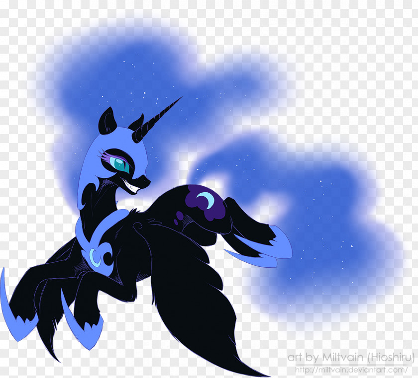 Nightmare Princess Luna Pony DeviantArt PNG