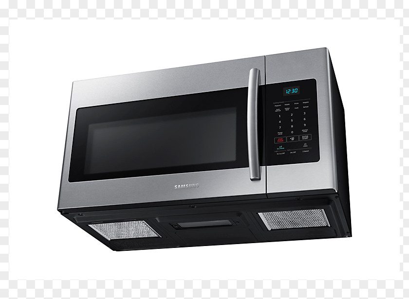 Samsung Microwave Ovens Exhaust Hood Stainless Steel Home Appliance Cubic Foot PNG