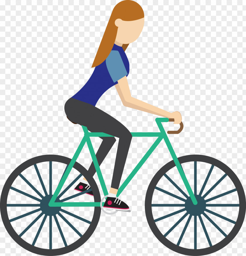 Cycling Decoration Vector Material Bicycle Icon PNG
