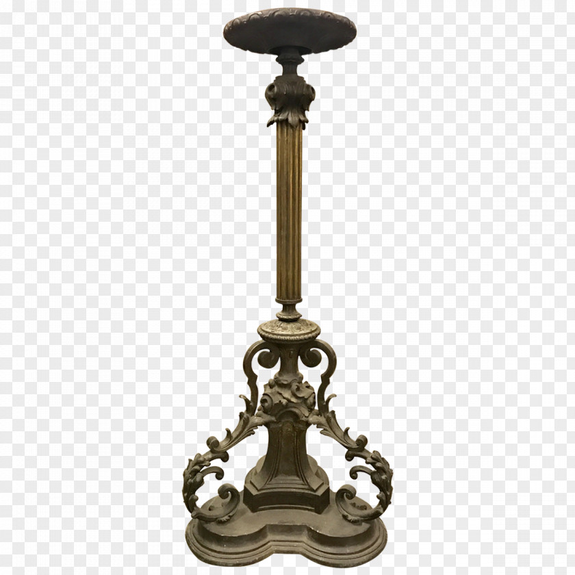 Design Antique Iron Furniture Candlestick PNG