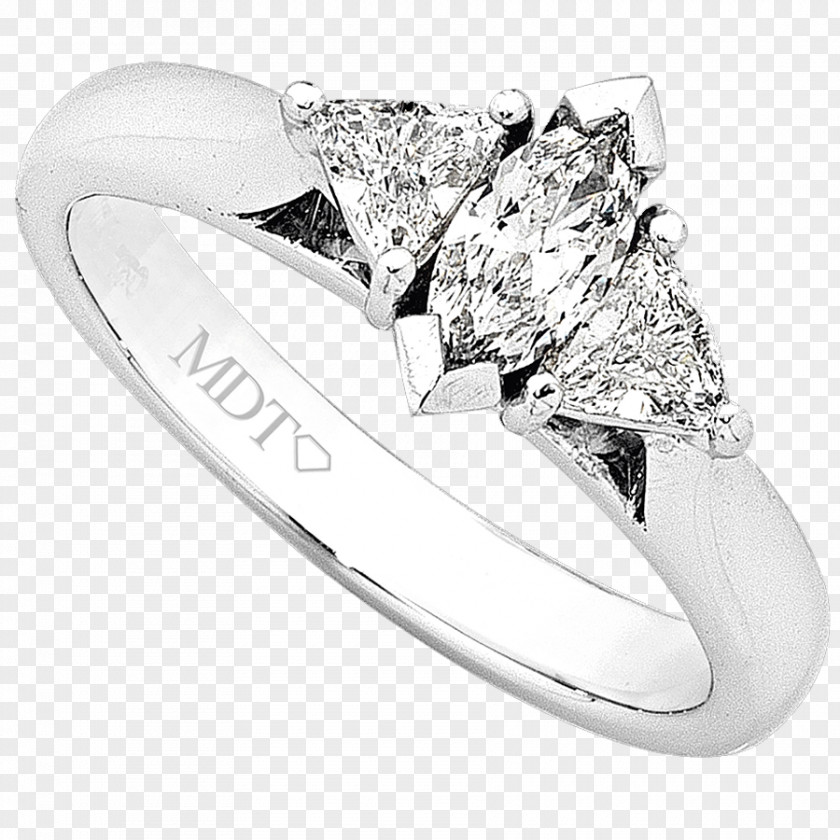 Diamond Stone Wedding Ring Engagement Jewellery PNG