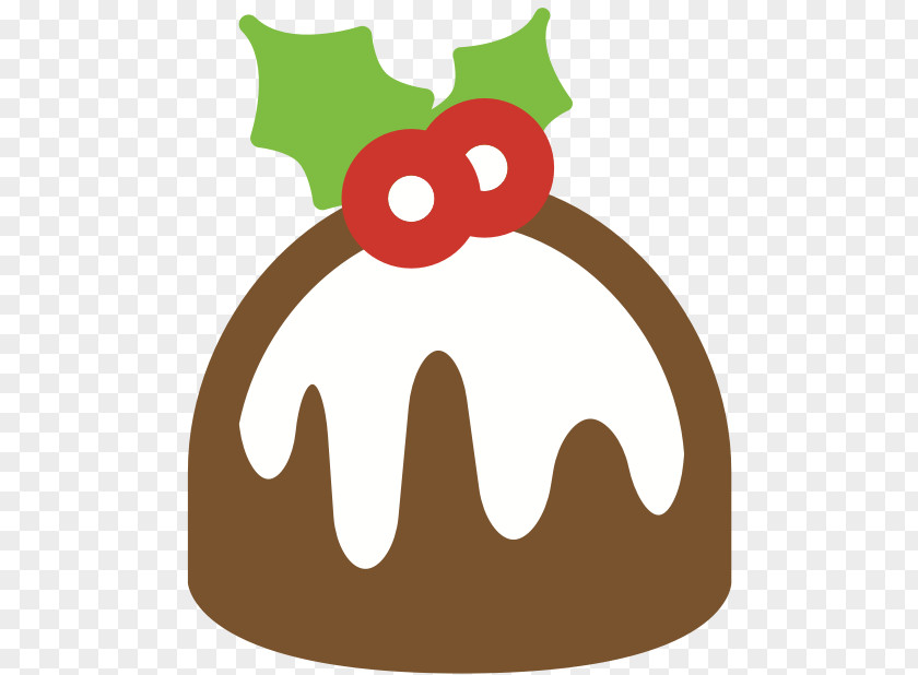 Imessage Christmas Pudding Cake Clip Art PNG