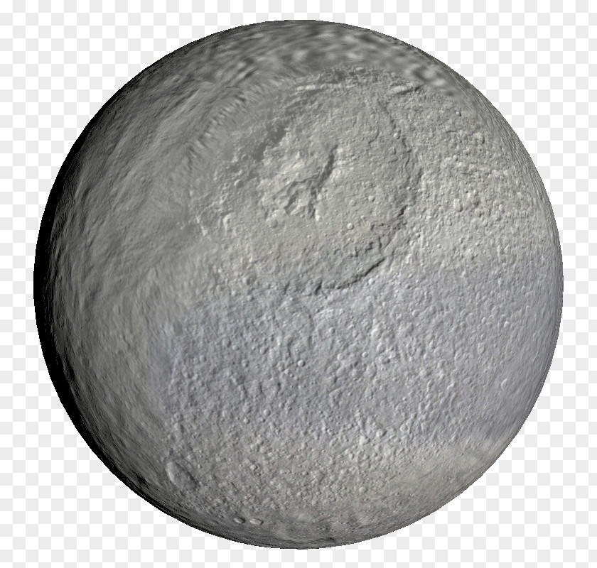 Moon Surface Tethys Moons Of Saturn Sphere Natural Satellite PNG
