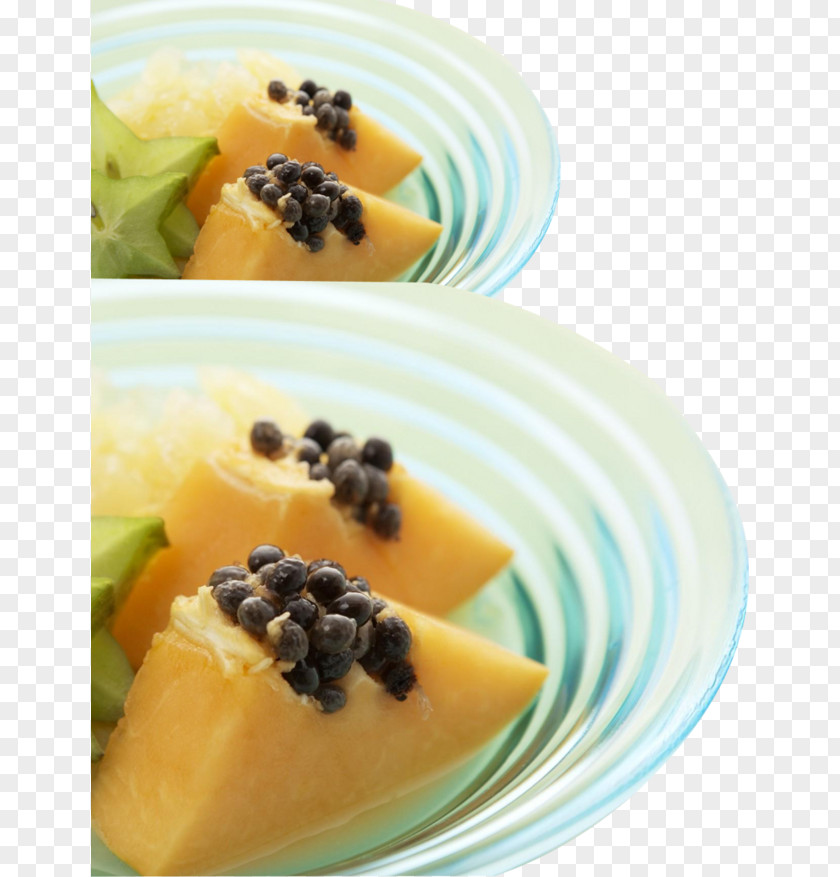 Papaya Carambola Vegetarian Cuisine Fruit Green Salad PNG