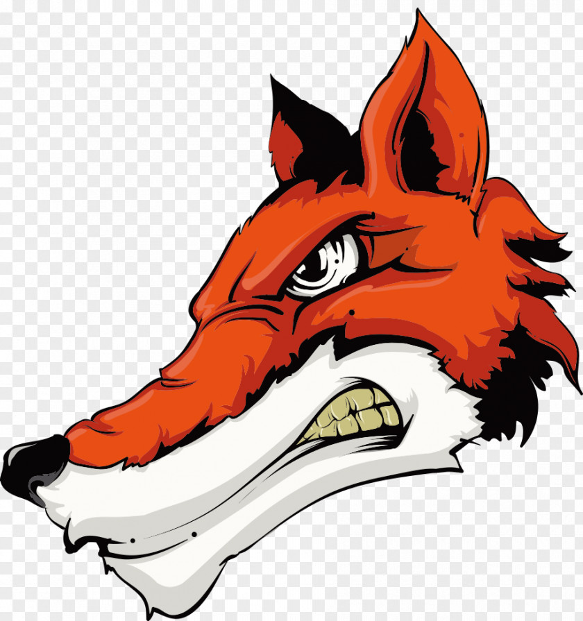 Vector Wolf Head Dog Cartoon Fox Illustration PNG