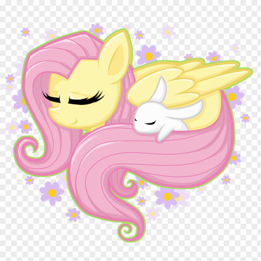 Horse Fluttershy Angel Bunny Pony Rabbit PNG