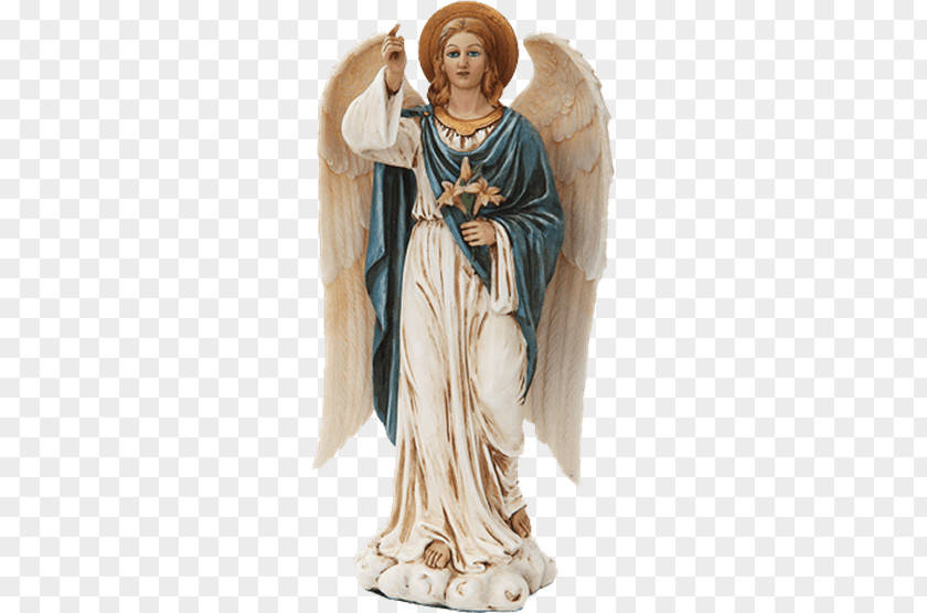 Virgin Mary Costume Angel Gabriel Michael Statue Figurine PNG