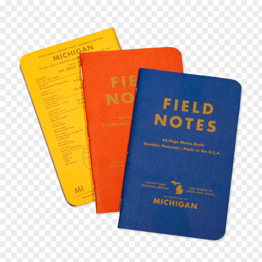 Field Notes Journals Notebook Fieldnotes County Fair Stationery PNG
