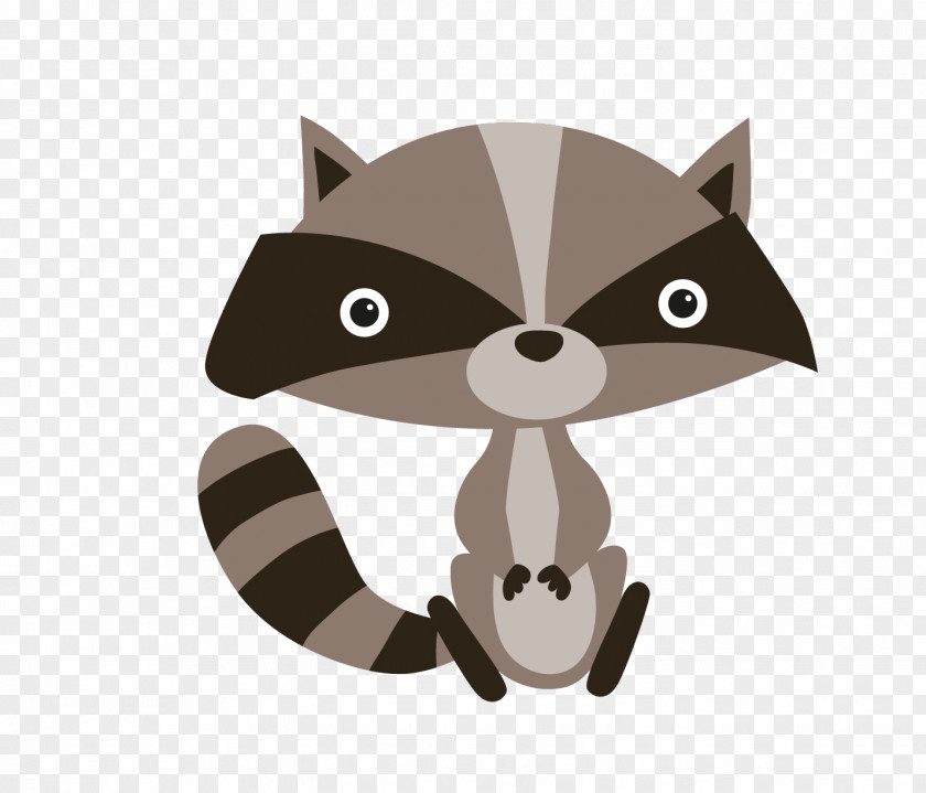 Leopard Cat Raccoon Sticker PNG