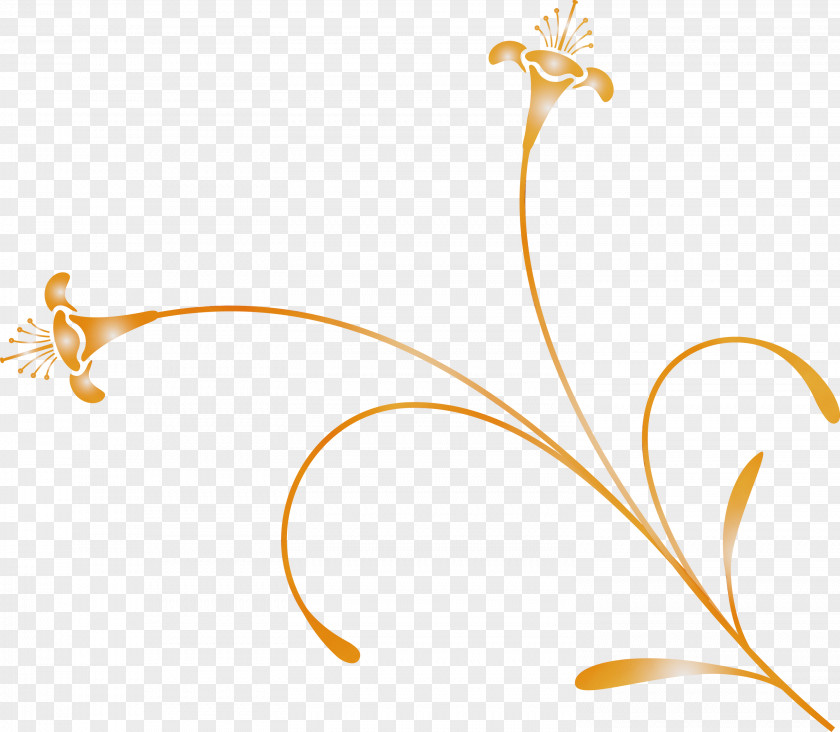 Line Plant Pedicel Flower PNG