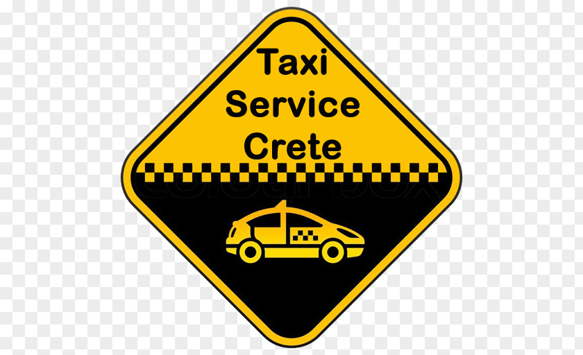 Taxi Logo Traffic Sign PNG