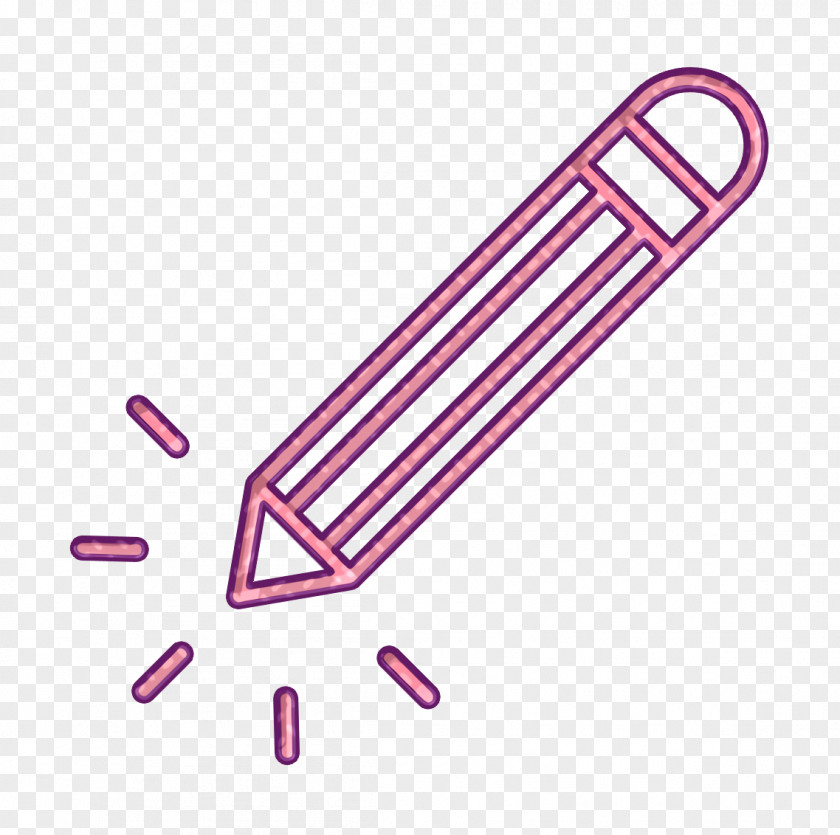 Draw Icon Pencil Creative PNG