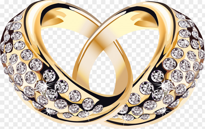 Gold Diamond Ring Wedding Pandora Clip Art PNG